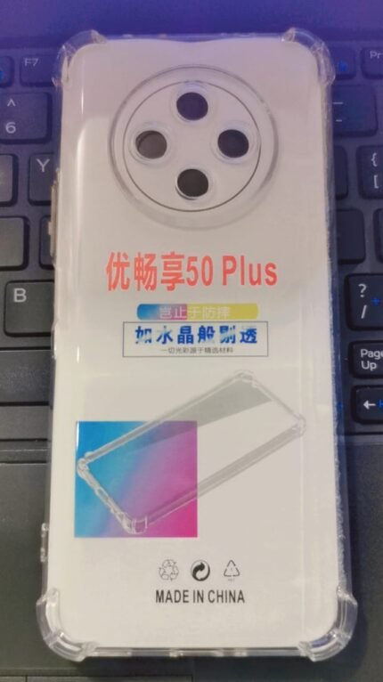 Huawei Enjoy 50 Plus Back Cover Transparent Extra Bumper Anti Shock Soft Clear Case Huawei Enjoy 50 Plus