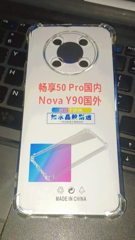 Clear Transparent TPU Slim-Shield Case for Huawei Nova Y90 — Crystal Clear Protective Cover