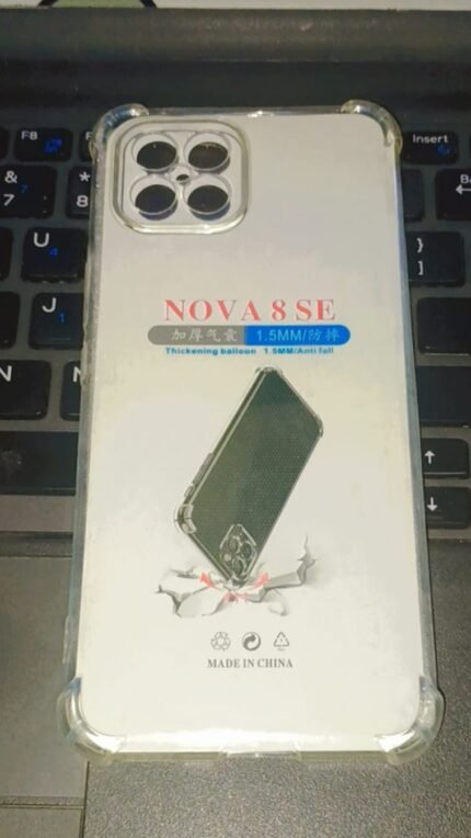 Clear Transparent TPU Slim-Shield Case for Huawei Nova 8 SE — Crystal Clear Protective Cover